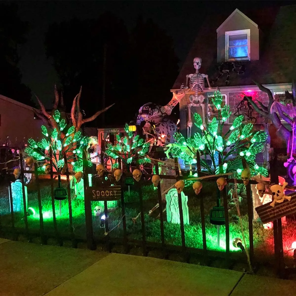 🎃💀 Spooky Skeleton Hand Halloween Lights 💀🎃