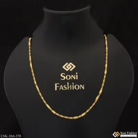 1 Gram Gold Plated Best Design Exclusive Design Chain for Lady - Style A379