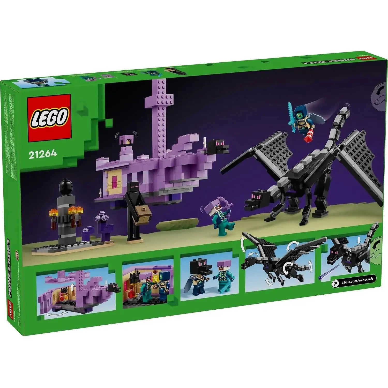 21264 LEGO MINECRAFT THE ENDER DRAGON AND END SHIP