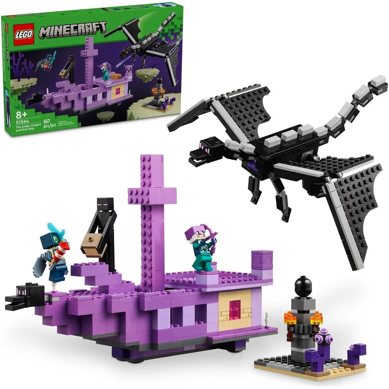 21264 LEGO MINECRAFT THE ENDER DRAGON AND END SHIP