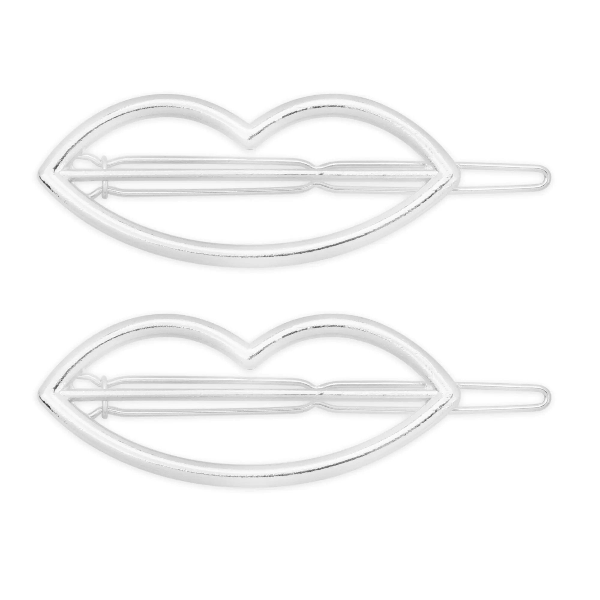 3/4*2 Alloy Lip Hair Clip hair slide clip Minimalist Hair Barrette Geometric Hair Accessory 5pcs 102913