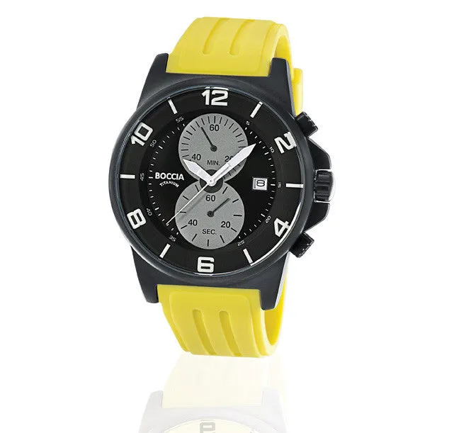 3777-12 Mens Boccia id. Titanium Watch