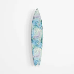 Abstract Marble Acrylic Surfboard Wall Art