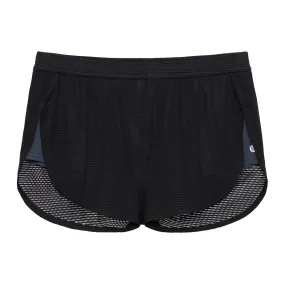 ACTIONWEAR Onyx Black Endurance Mesh Sprinter Short