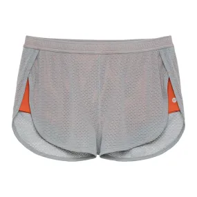 ACTIONWEAR Titanium Grey Endurance Mesh Sprinter Short