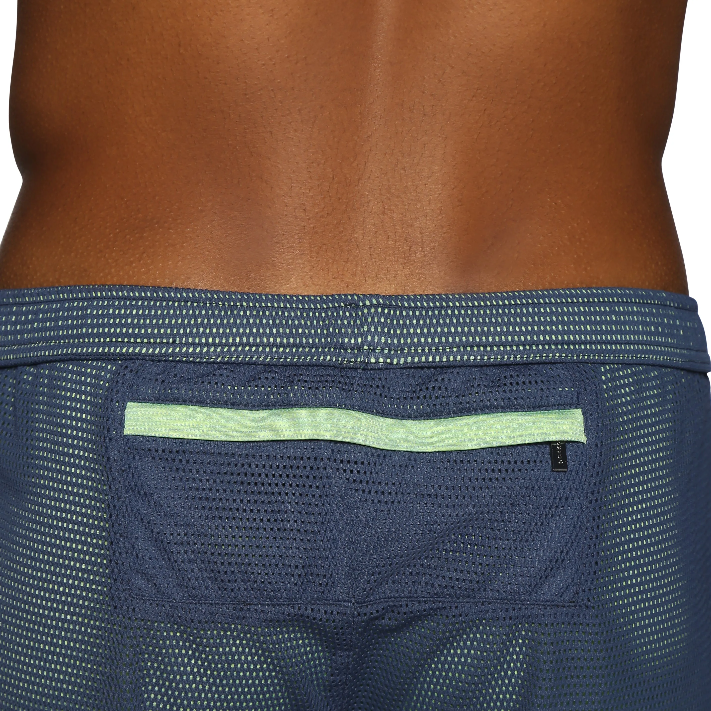 ALL NEW- ACTIONWEAR Baltic/Lime Endurance Mesh Sprinter Short