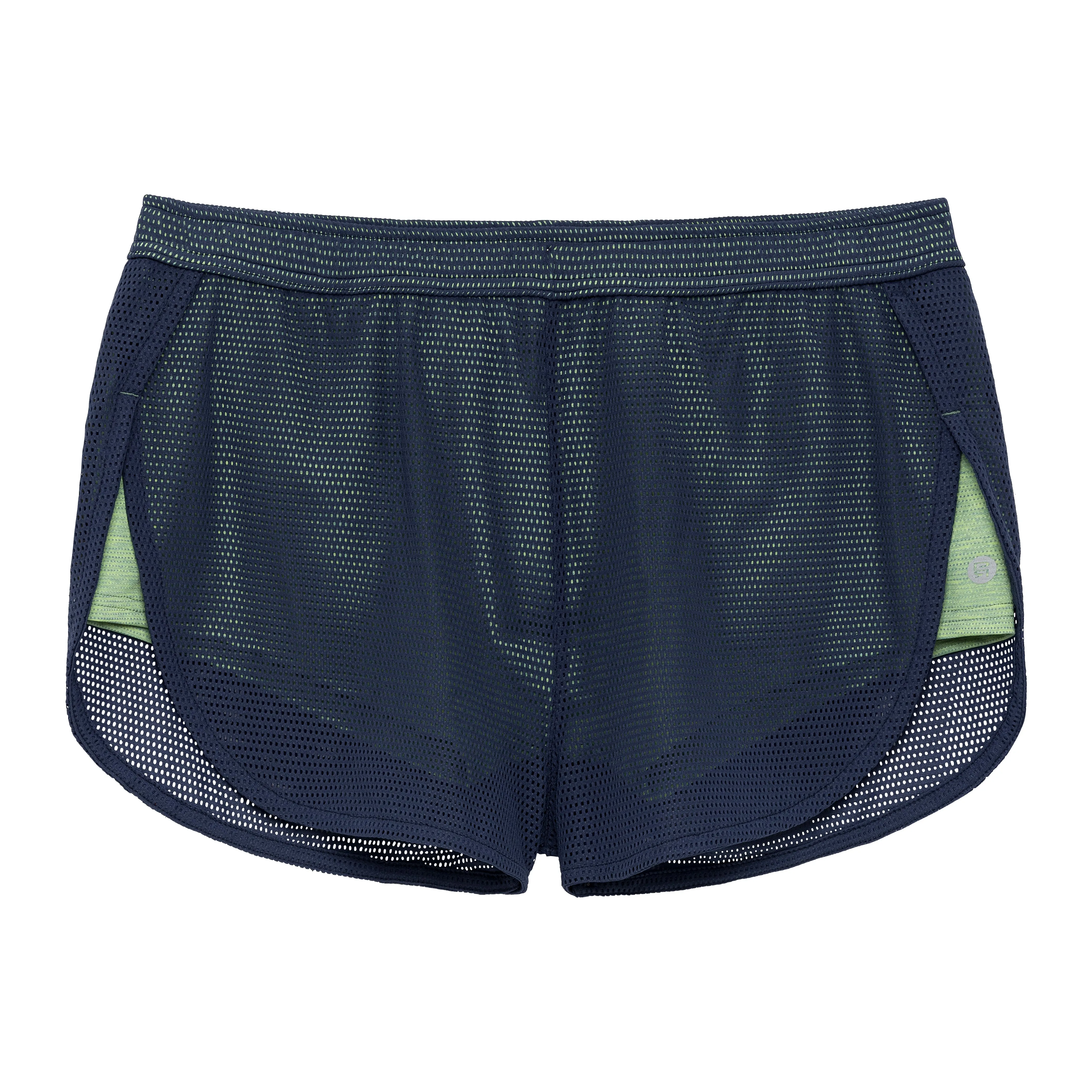 ALL NEW- ACTIONWEAR Baltic/Lime Endurance Mesh Sprinter Short