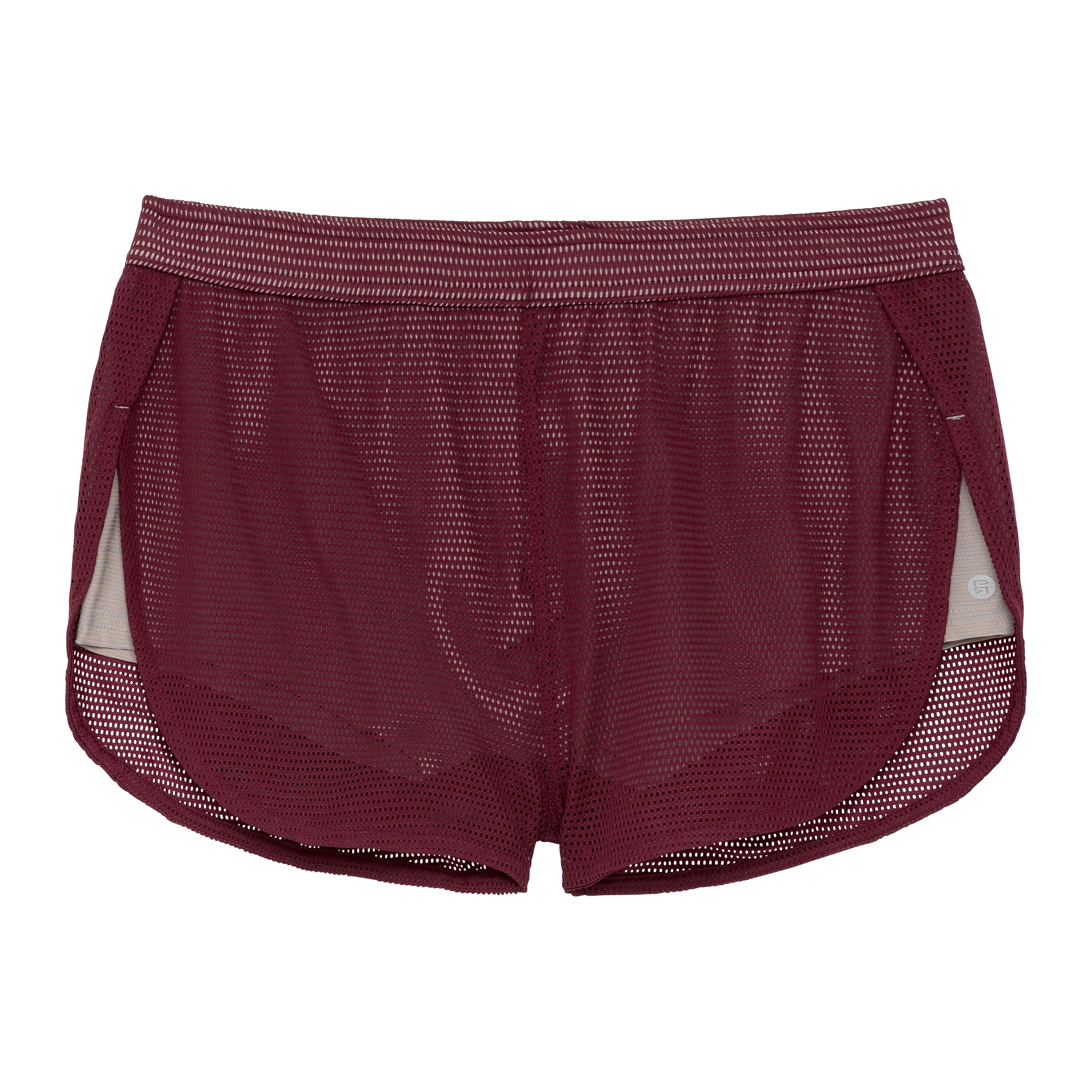 ALL NEW- ACTIONWEAR Burgundy/Oyster Endurance Mesh Sprinter Short