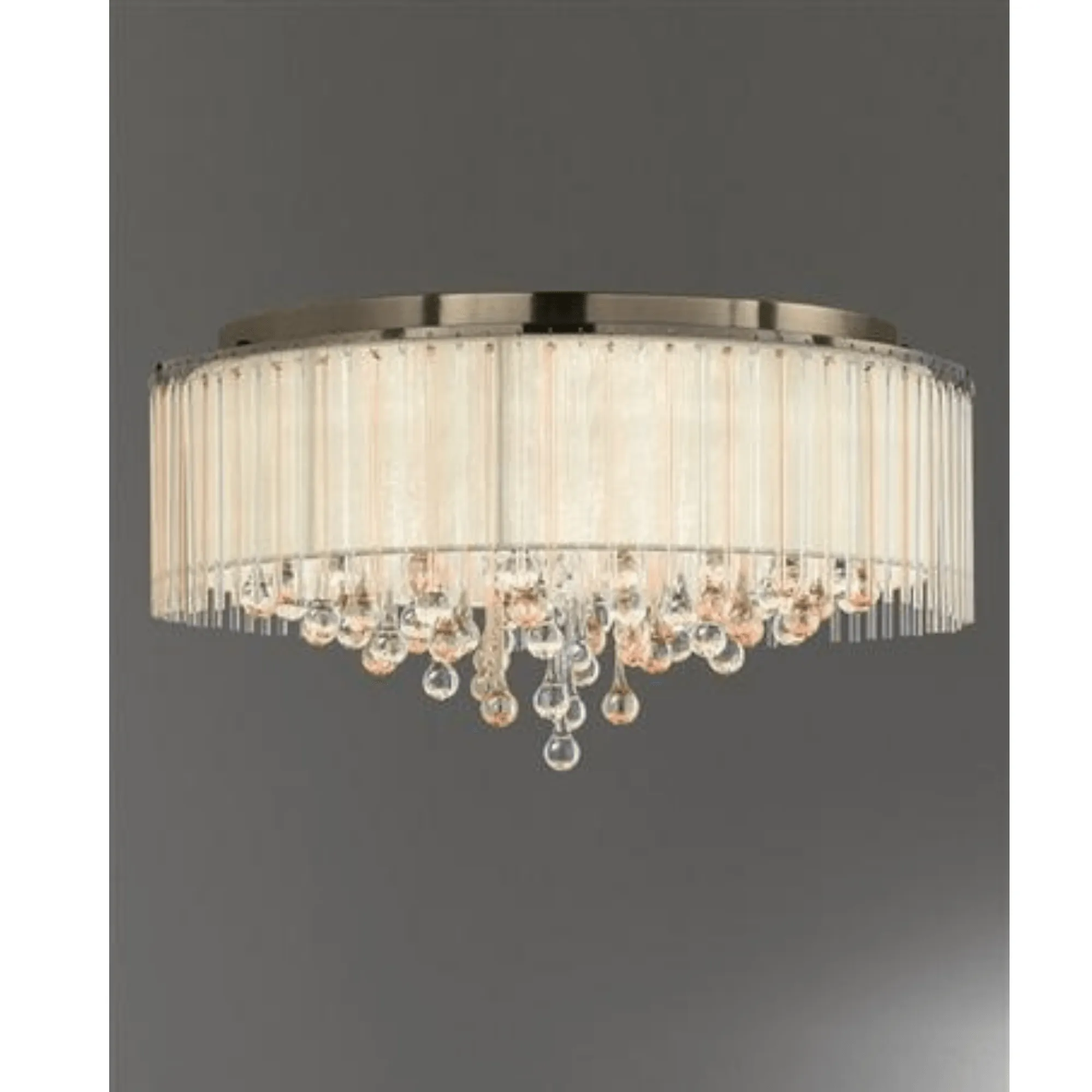 Angelique 6/8Lt Flush Ceiling Light