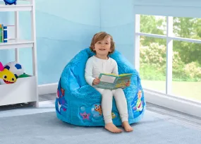 Baby Shark Cozee Fluffy Chair, Toddler Size (for Kids Up to 6 Years Old)