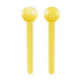 Bodum Recycled Plastic Salad Servers - Set of 2 - Yellow