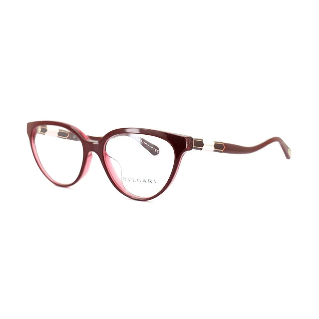 Bvlgari Women's Red Plastic Cat Eye Eyeglasses BV4193F/5469