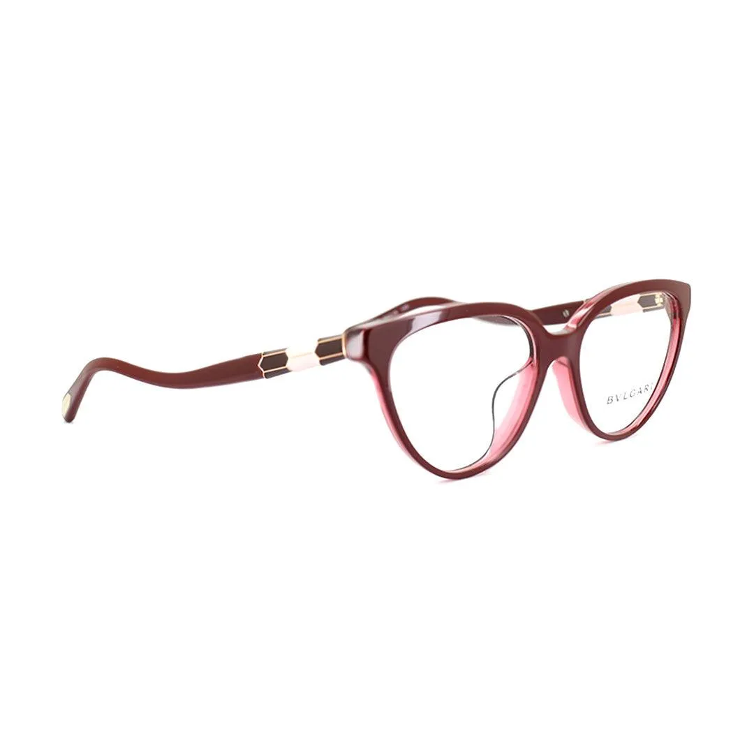 Bvlgari Women's Red Plastic Cat Eye Eyeglasses BV4193F/5469