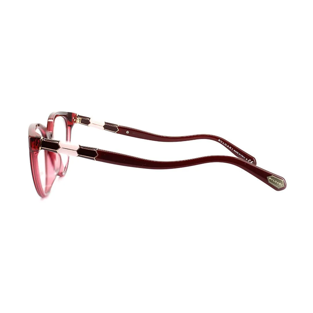 Bvlgari Women's Red Plastic Cat Eye Eyeglasses BV4193F/5469