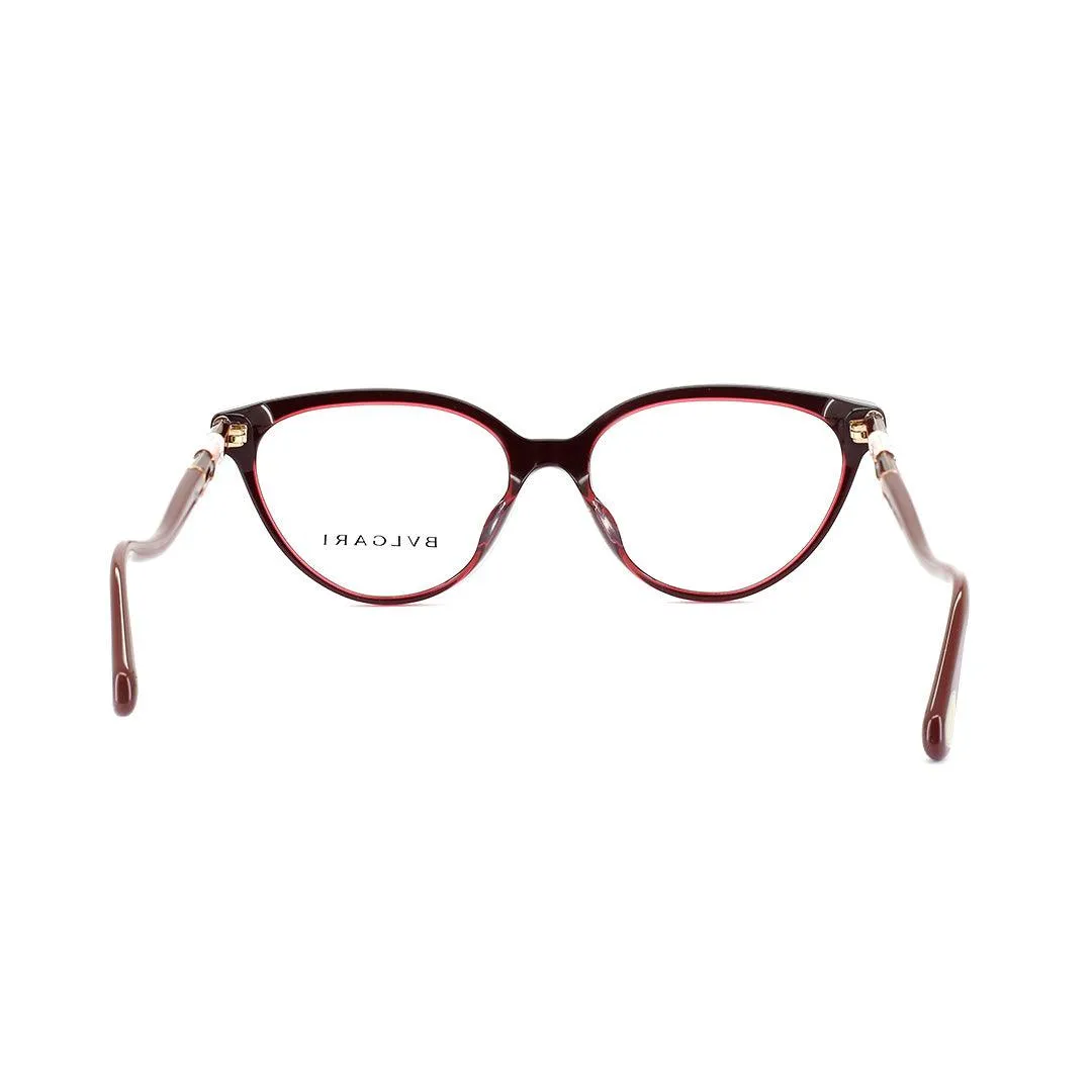 Bvlgari Women's Red Plastic Cat Eye Eyeglasses BV4193F/5469