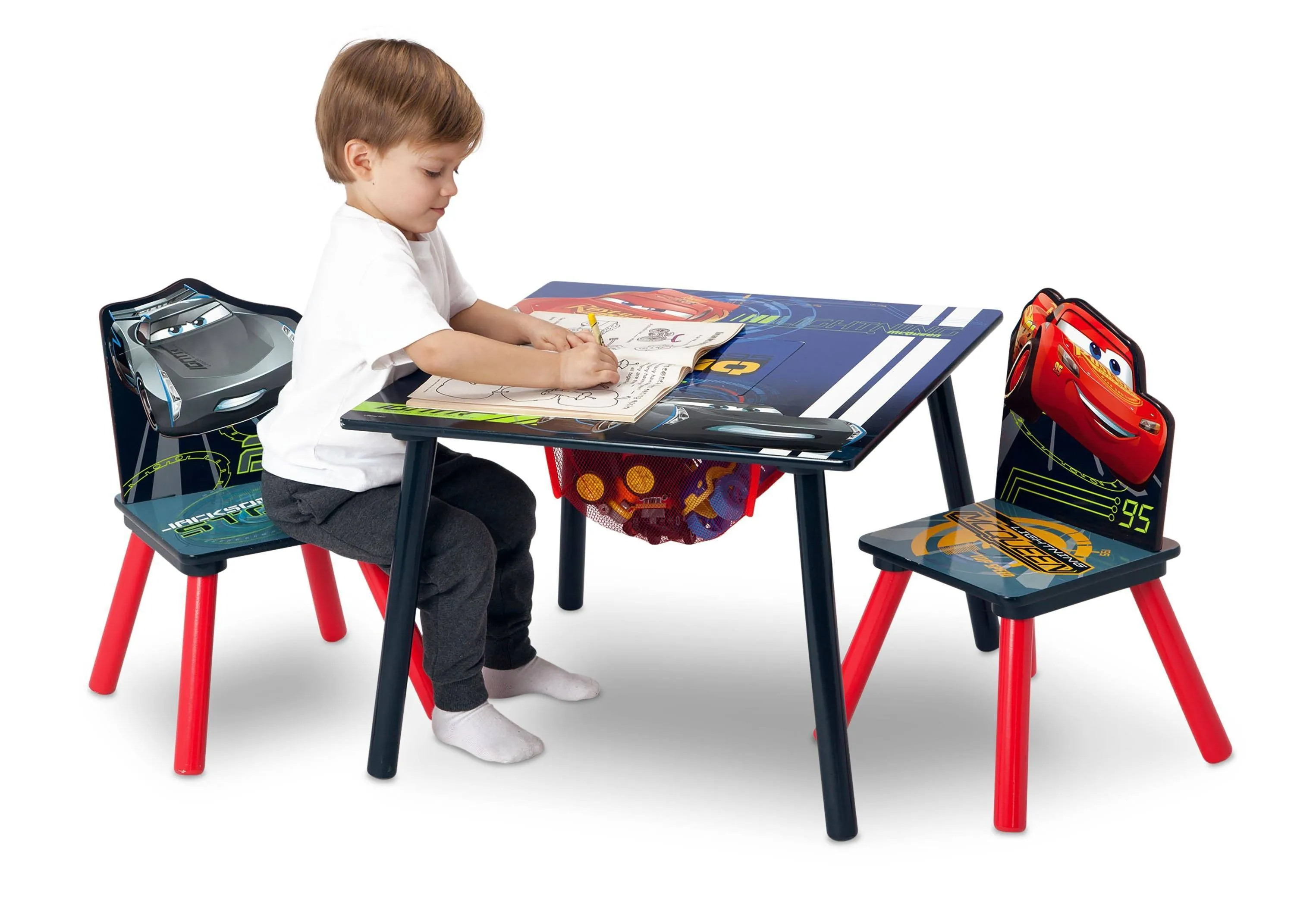 Cars Table & Chair Set with Storage