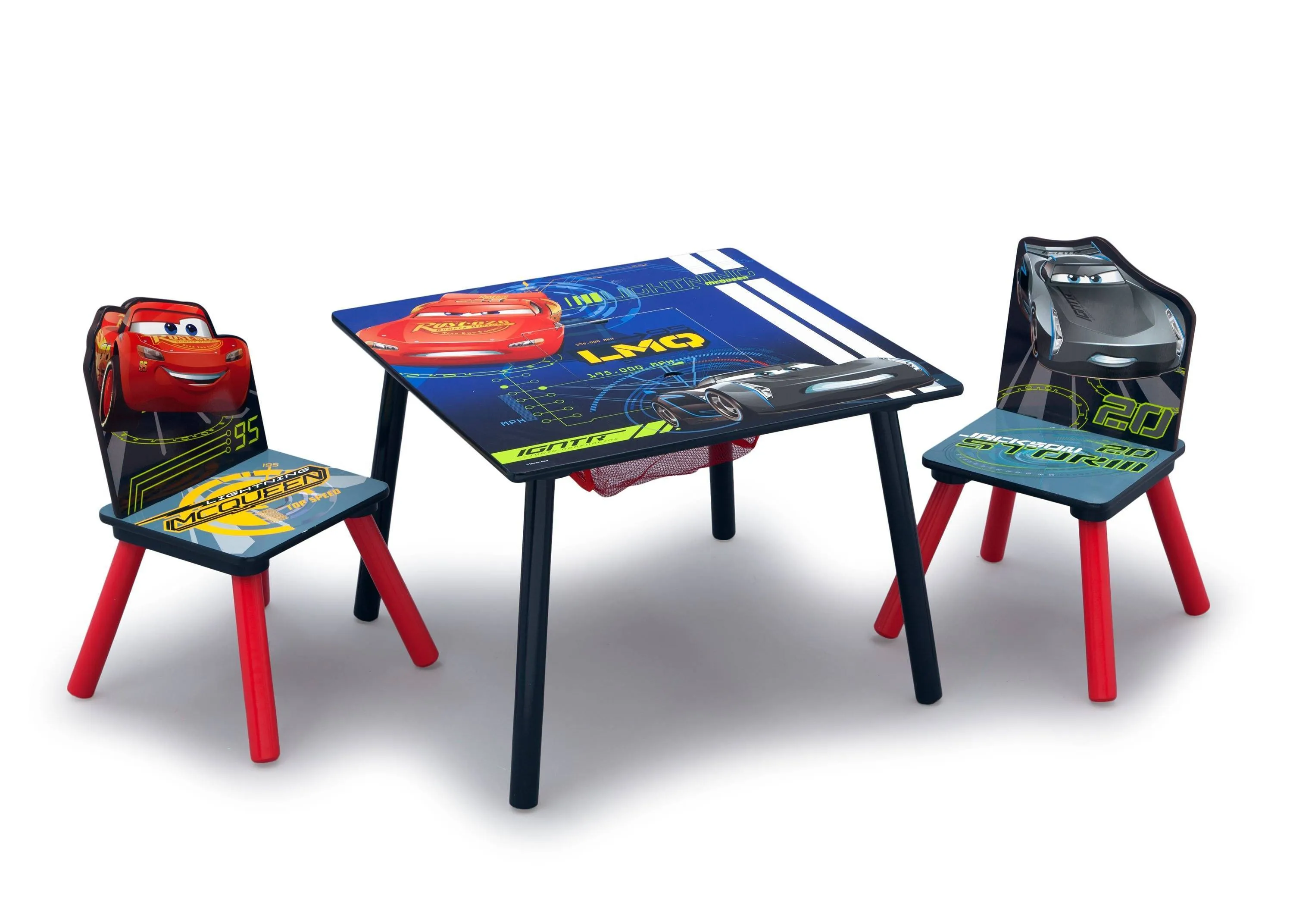 Cars Table & Chair Set with Storage