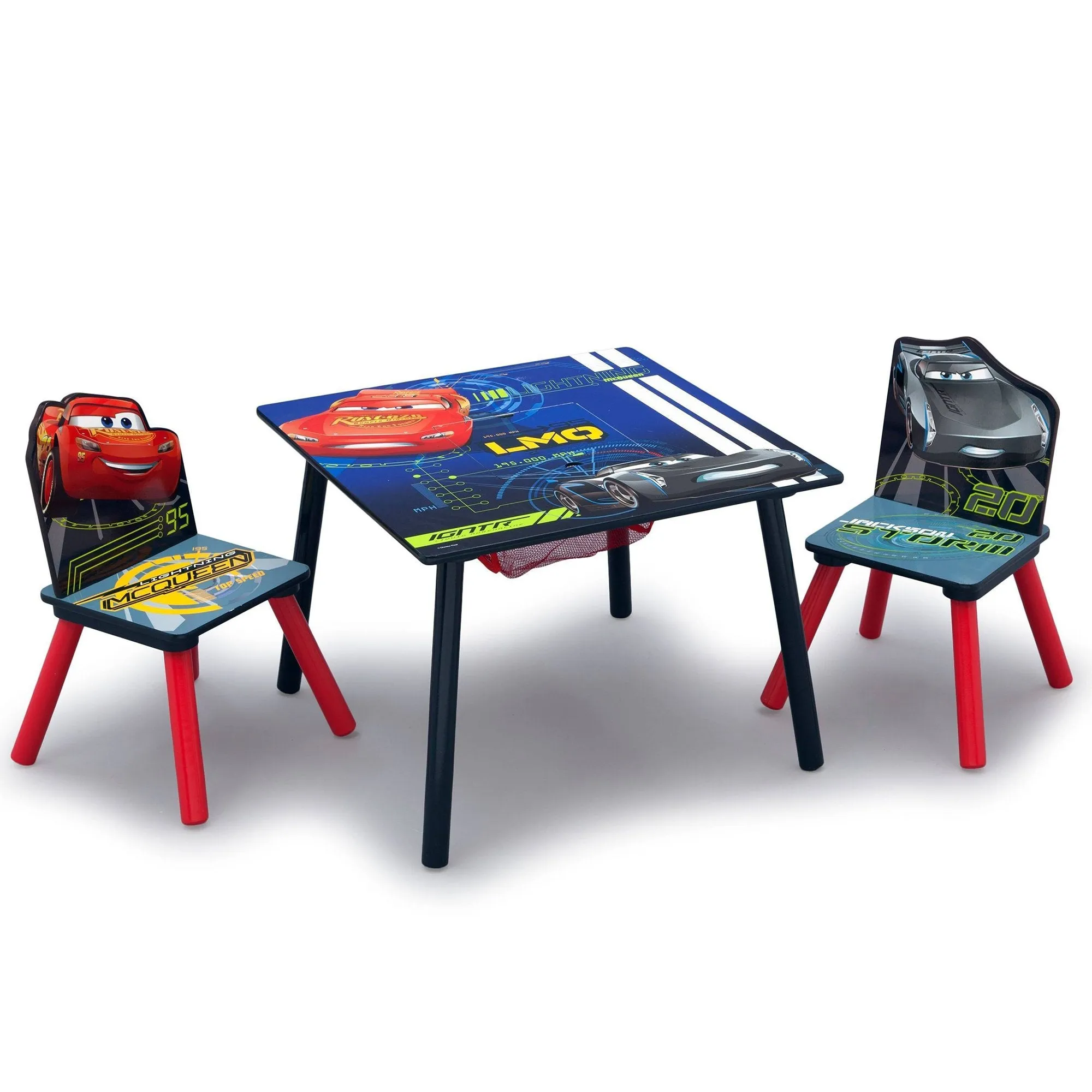 Cars Table & Chair Set with Storage