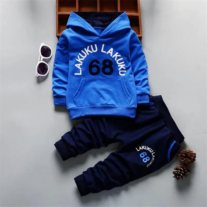 Children Sport Letters Hoodies