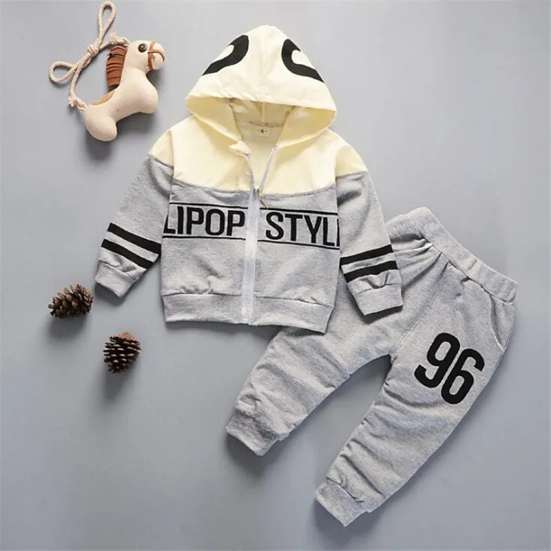 Children Sport Letters Hoodies