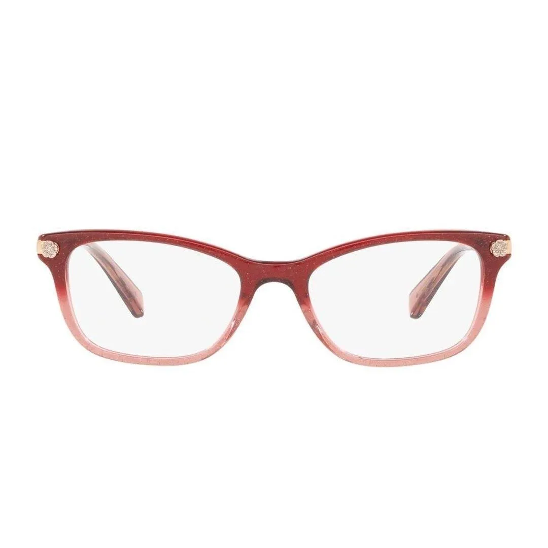 Coach Women's Brown Plastic Square Eyeglasses HC6142F/5551