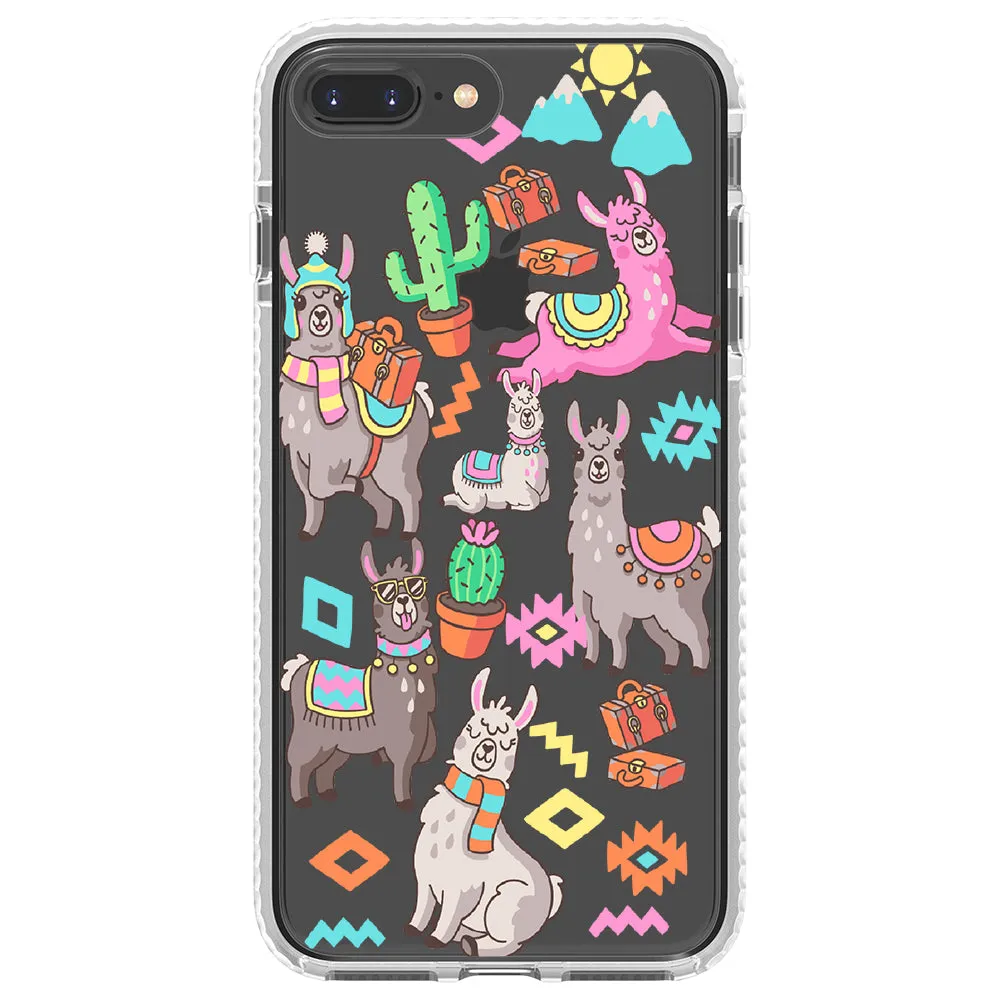 Colorful Alpaca iPhone Case