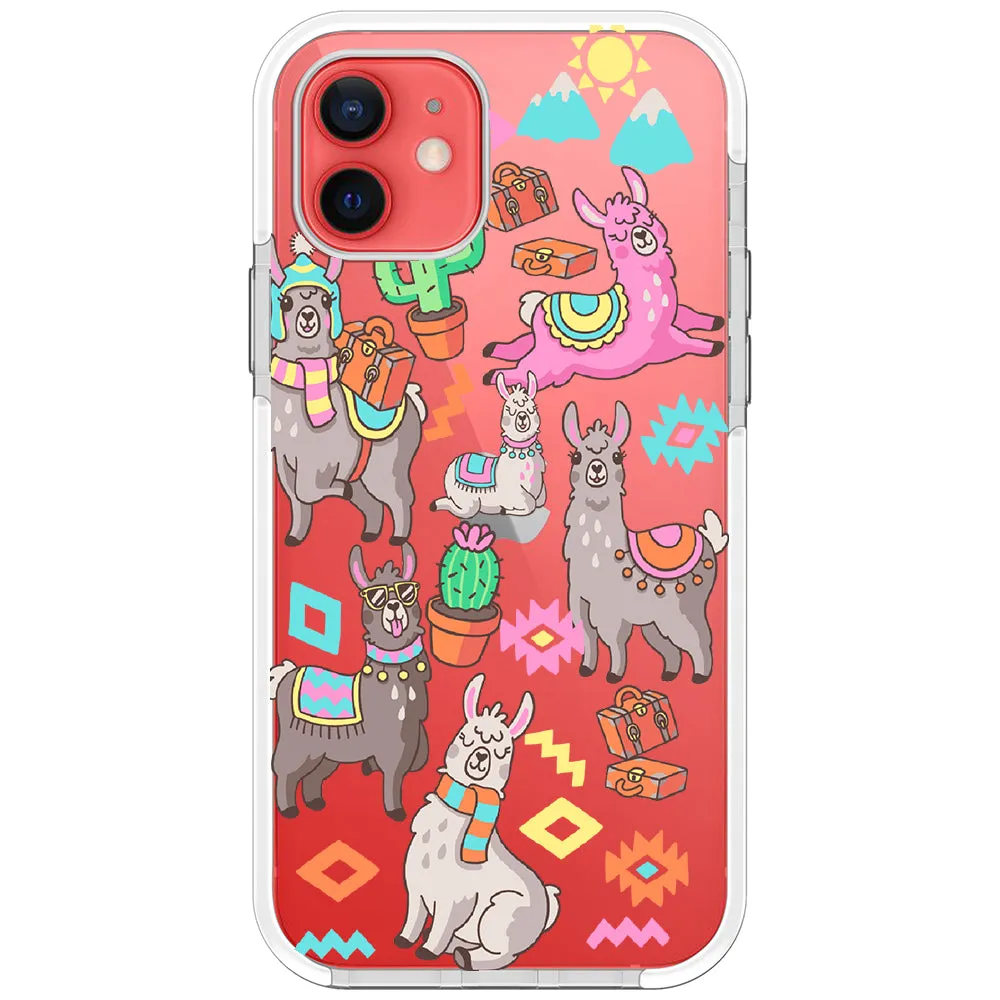 Colorful Alpaca iPhone Case