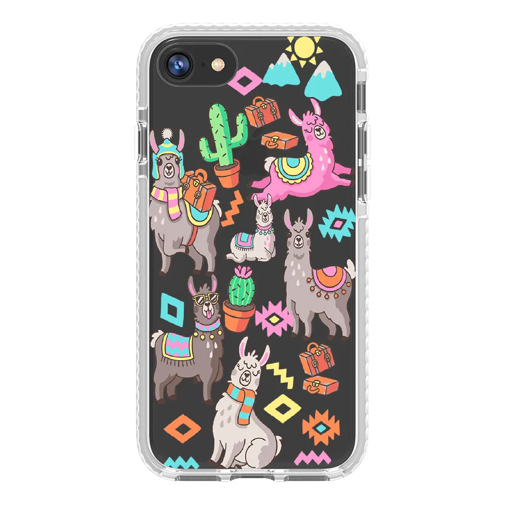 Colorful Alpaca iPhone Case