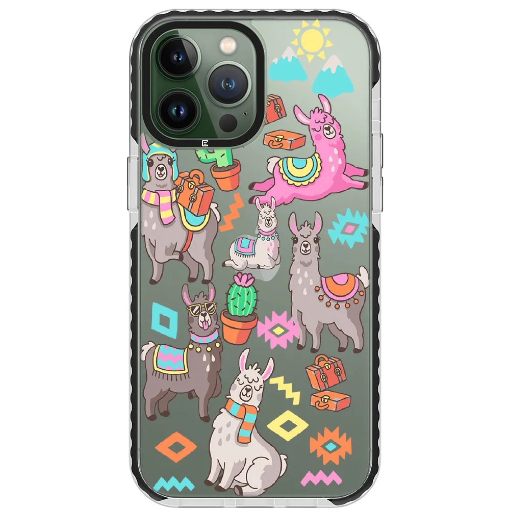 Colorful Alpaca iPhone Case