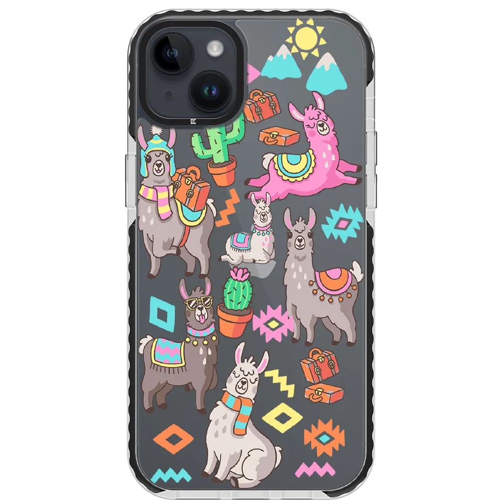 Colorful Alpaca iPhone Case