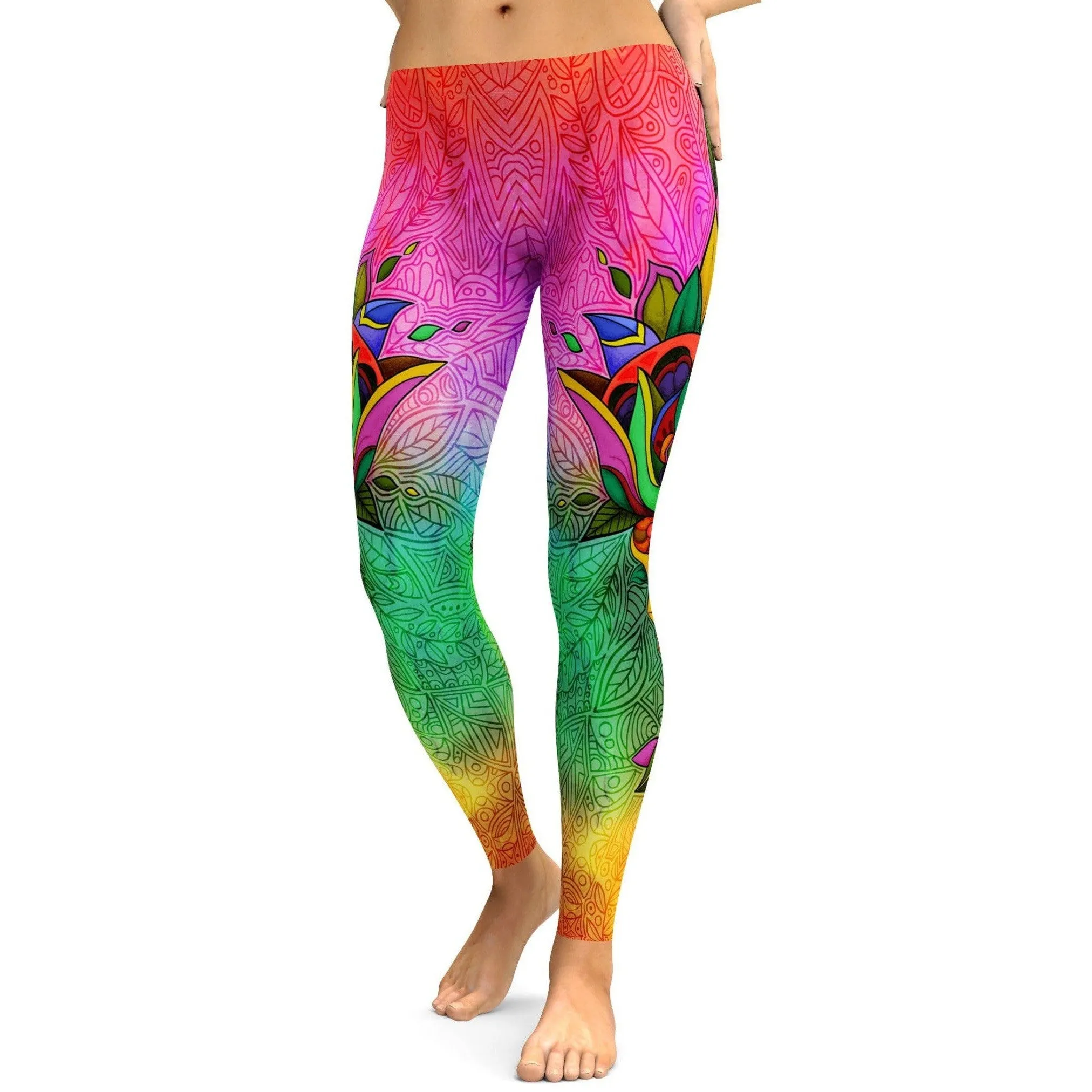 Colorful Ornamental Leggings