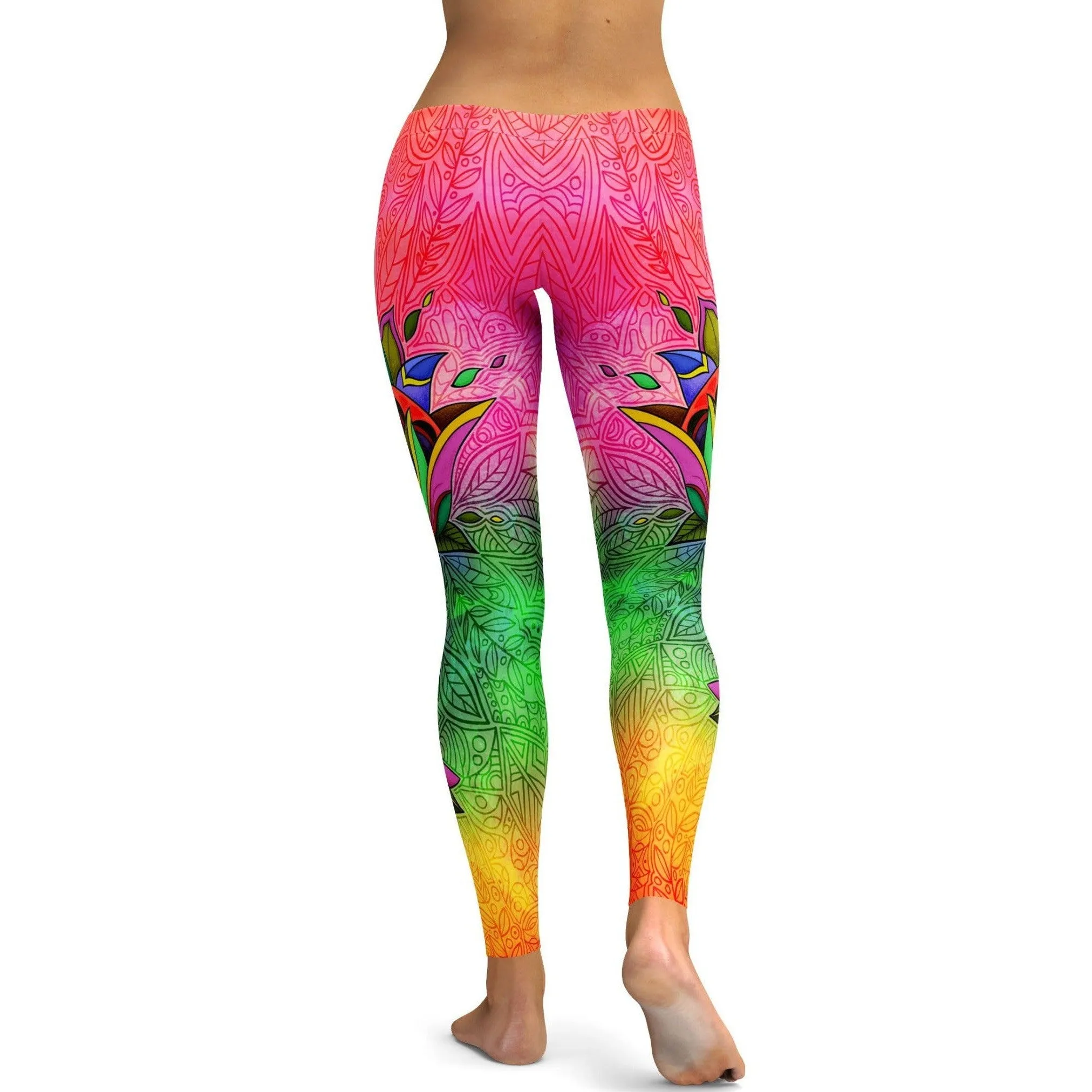 Colorful Ornamental Leggings