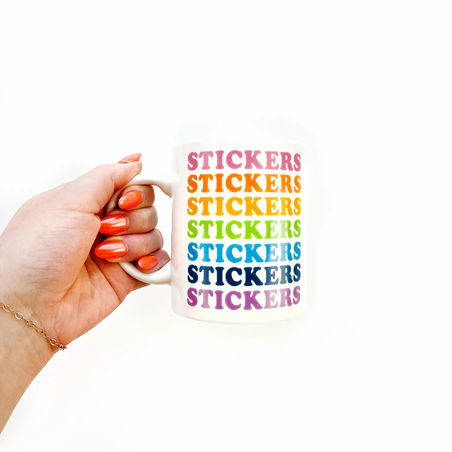 Colorful Stickers Mug