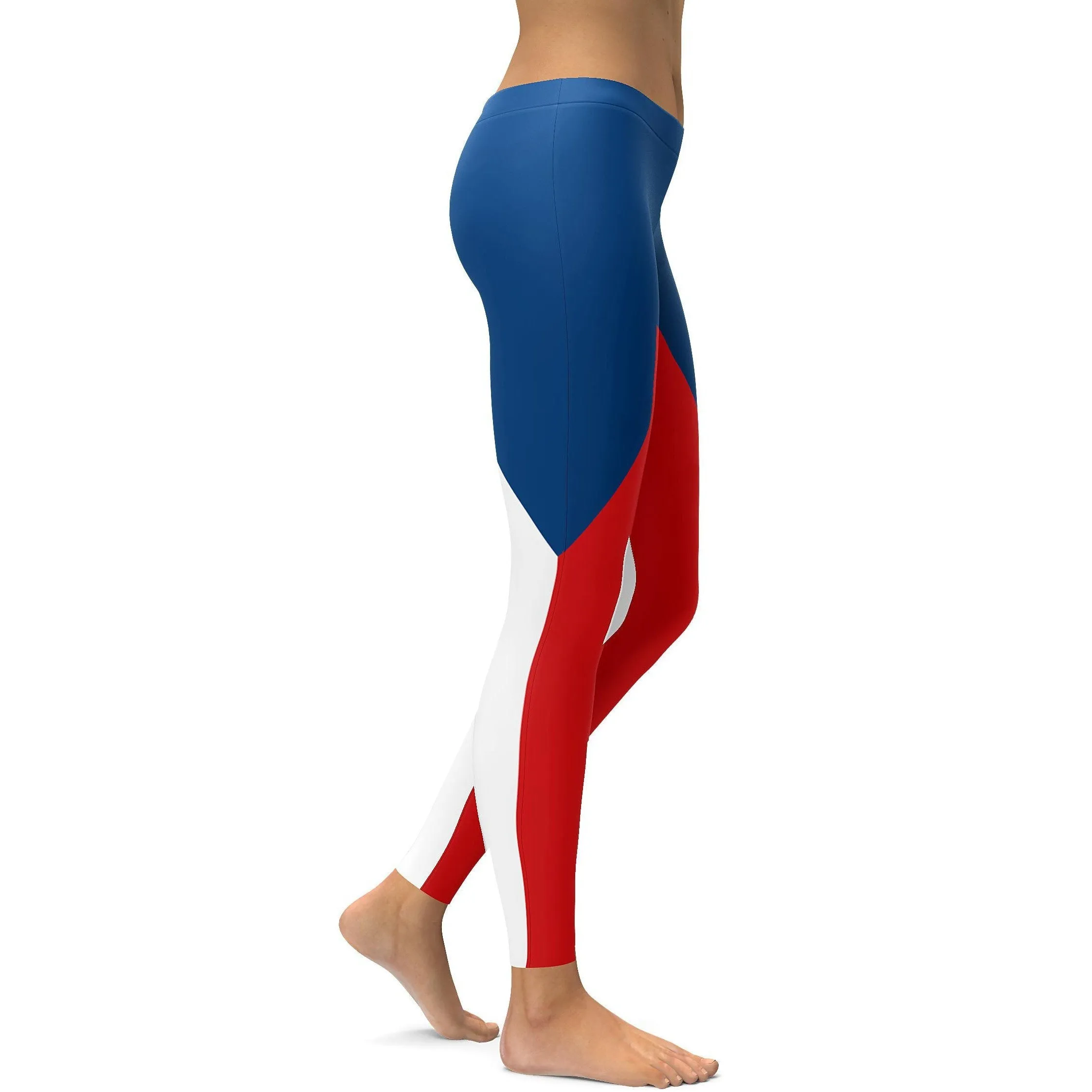 Czech Republic Flag Leggings