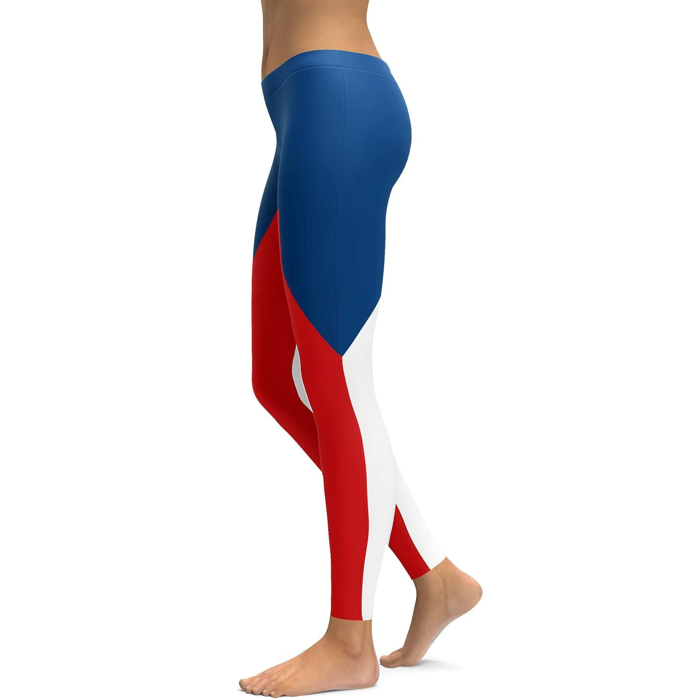 Czech Republic Flag Leggings