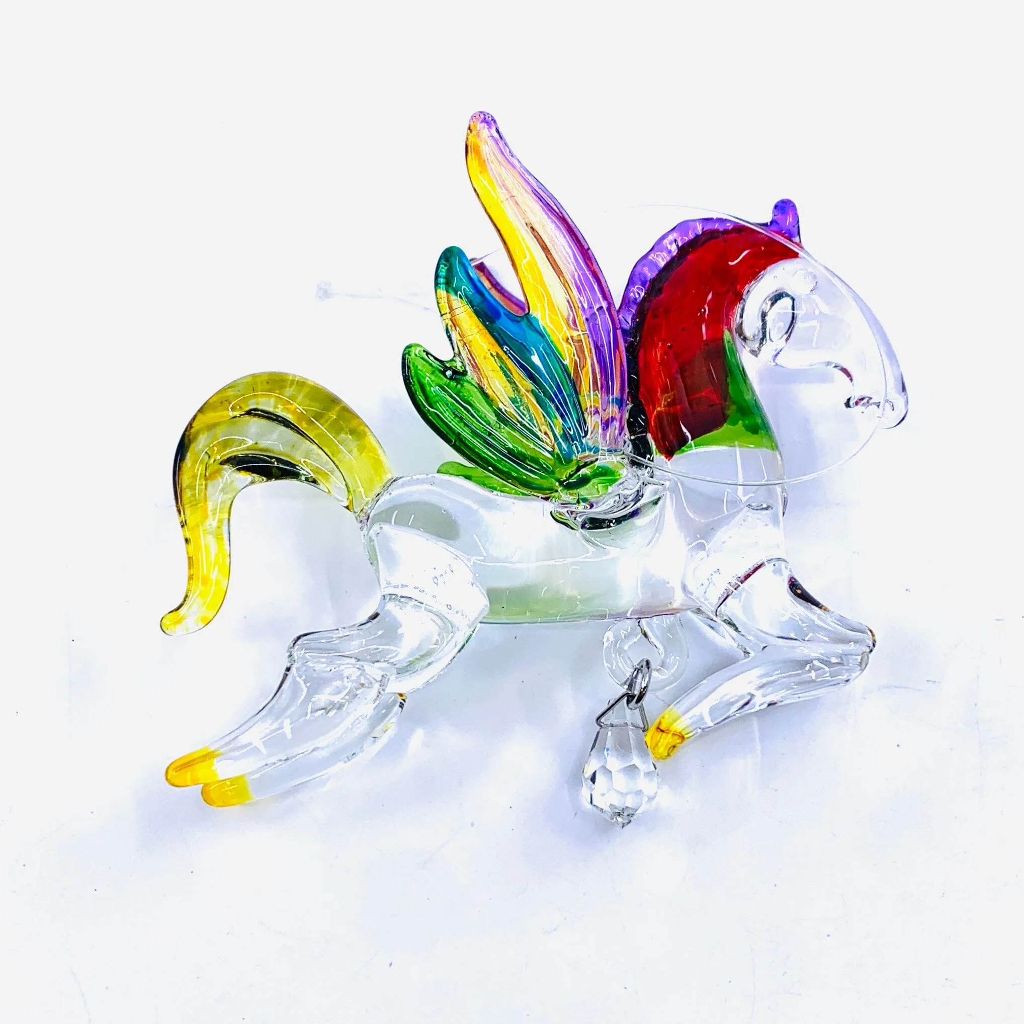 Dazzle Glass Pegasus, Red 14