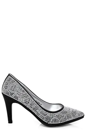 Diamante Embellished High Heel Shoes