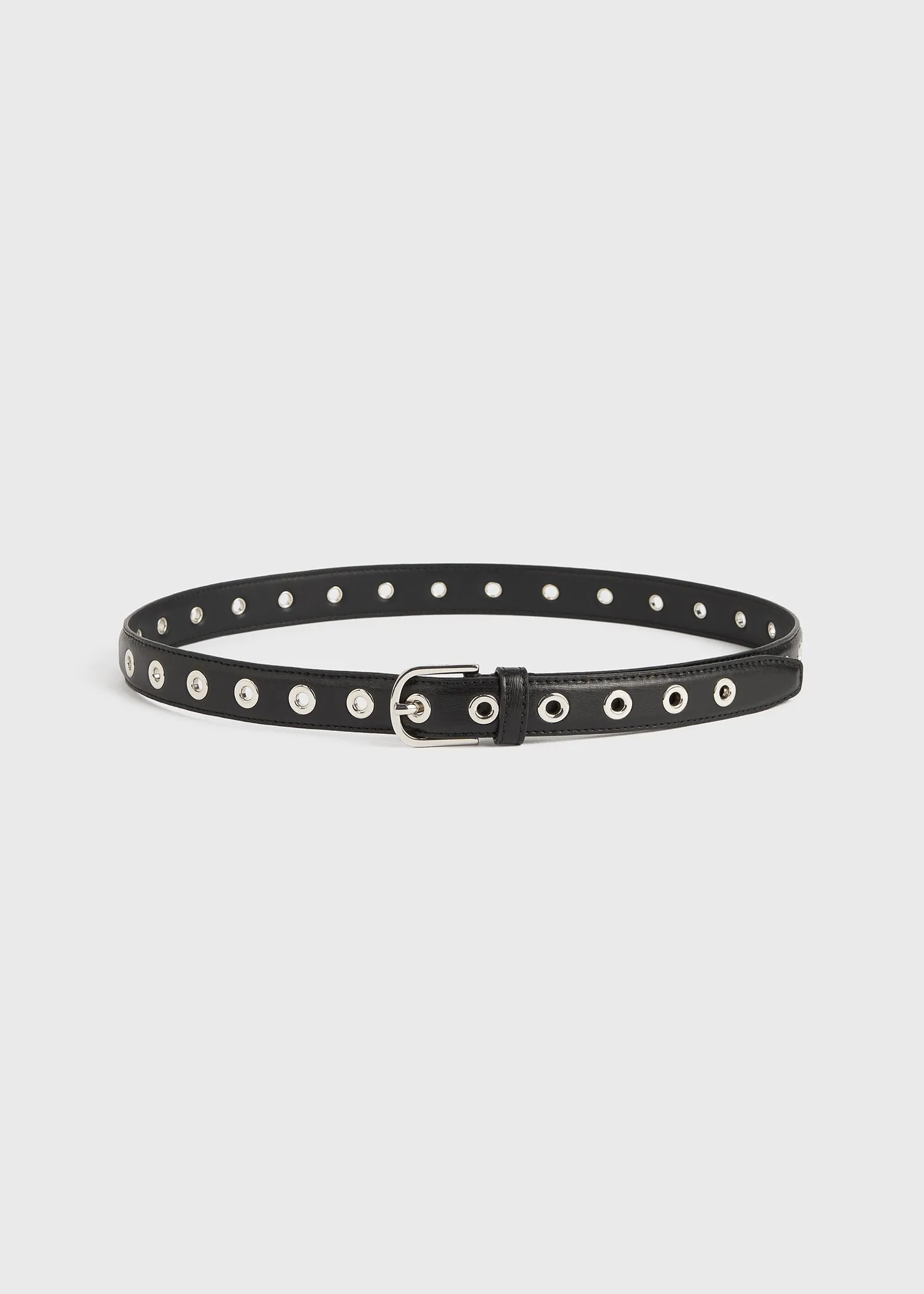 Eyelet belt black