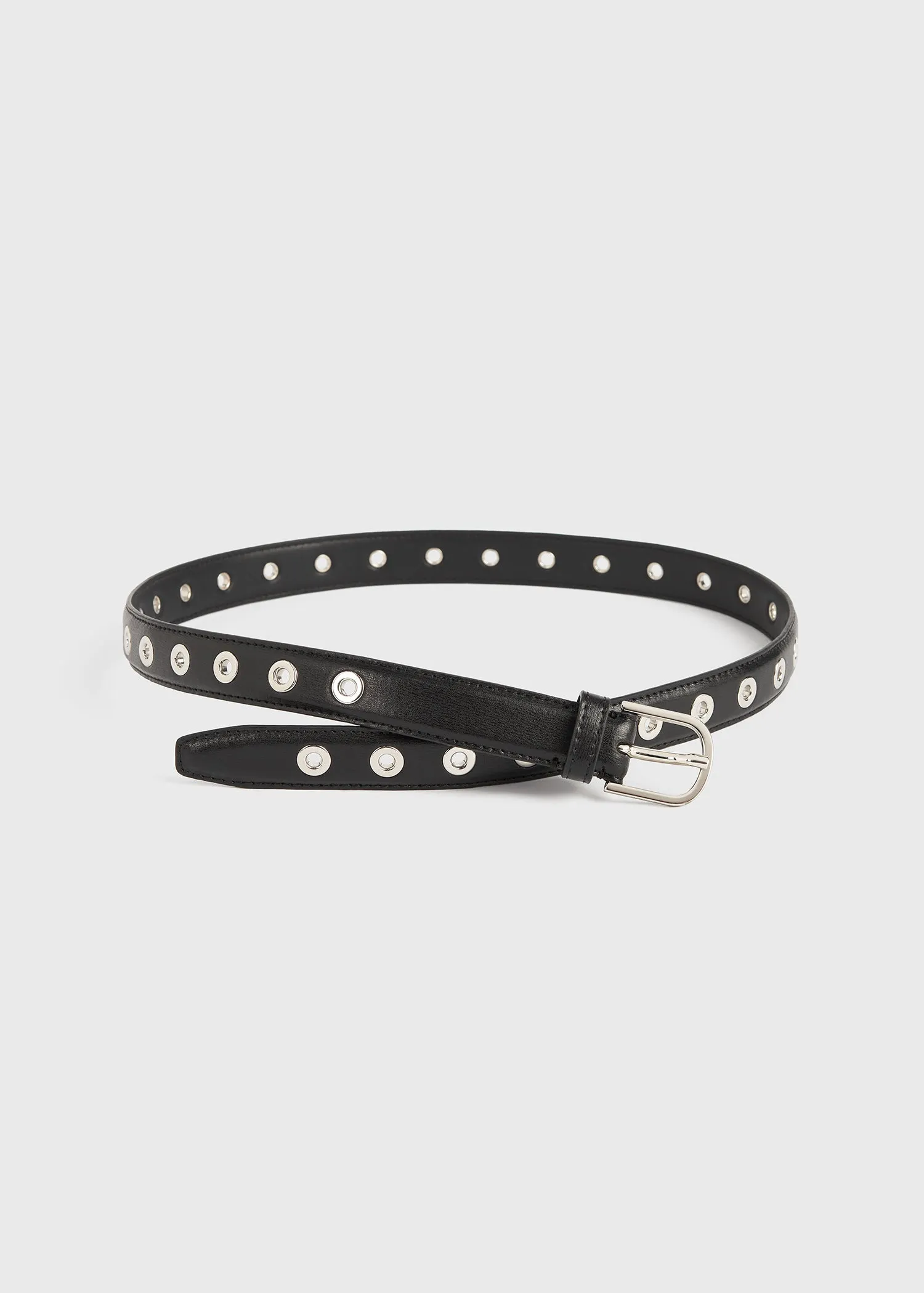 Eyelet belt black