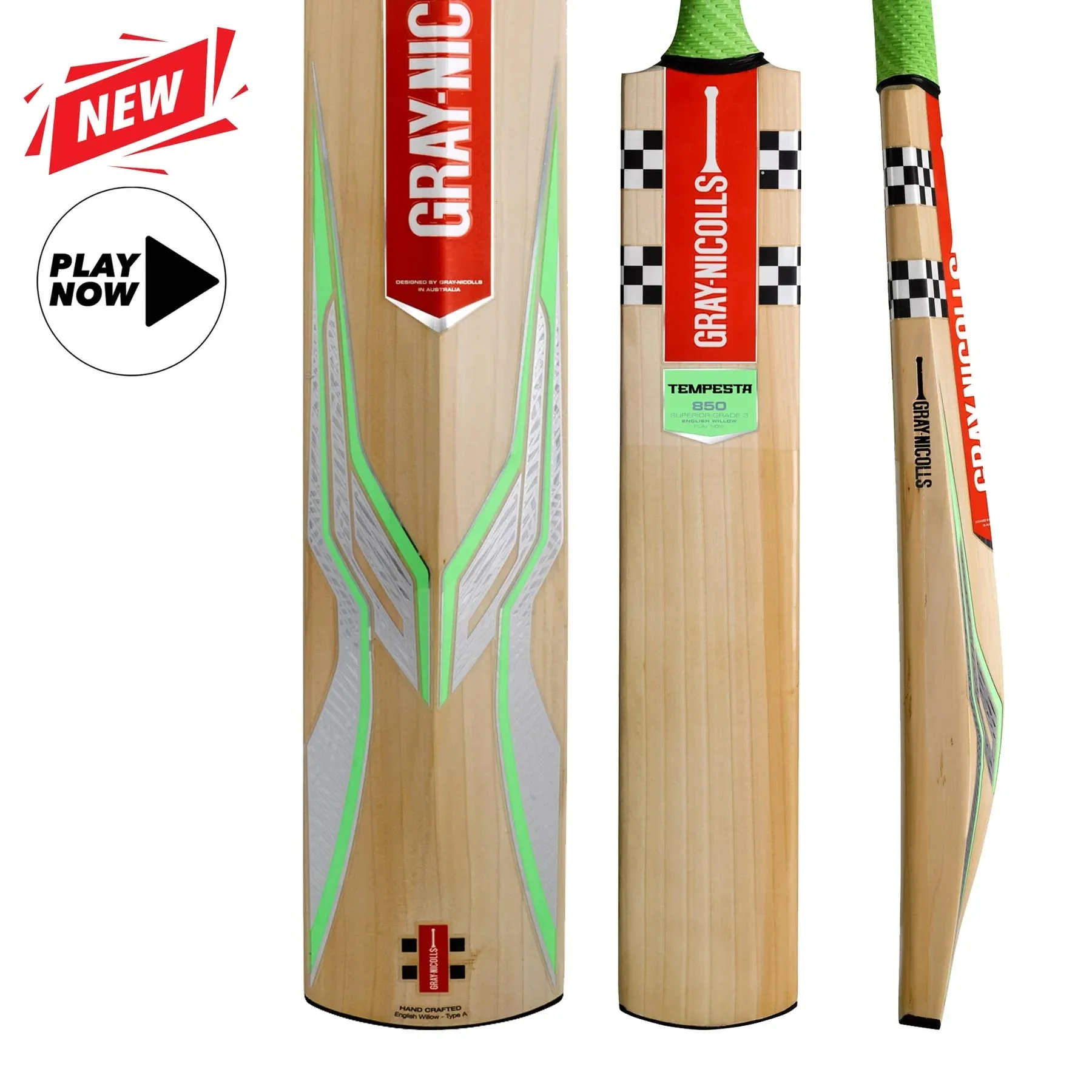 Gray Nicolls Tempesta 850 Play Now Adult Cricket Bat