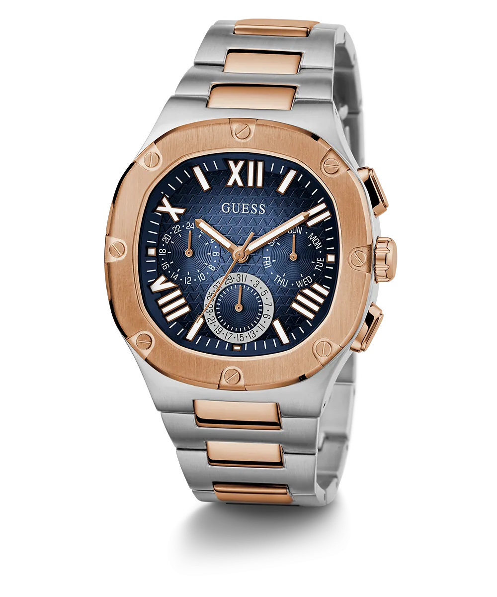 GUESS Mens 2-Tone Multi-function Watch