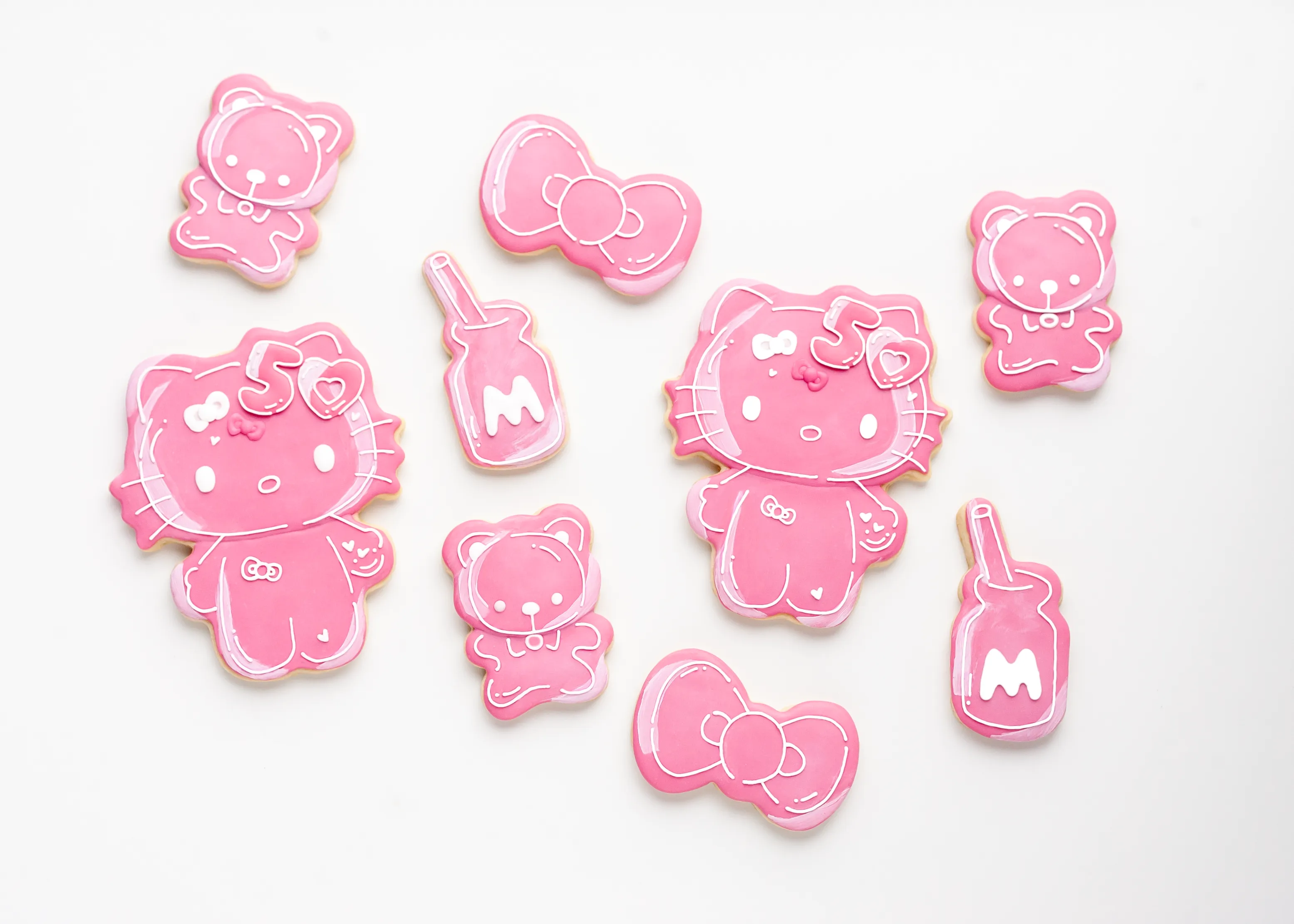 Hello Kitty 50th Anniversary Cookie Stamp and Frosting Set