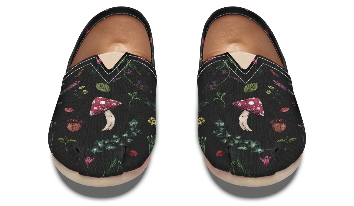 Herbology Espadrilles - Lightweight Canvas Slip-Ons with Elastic V for Easy Comfort