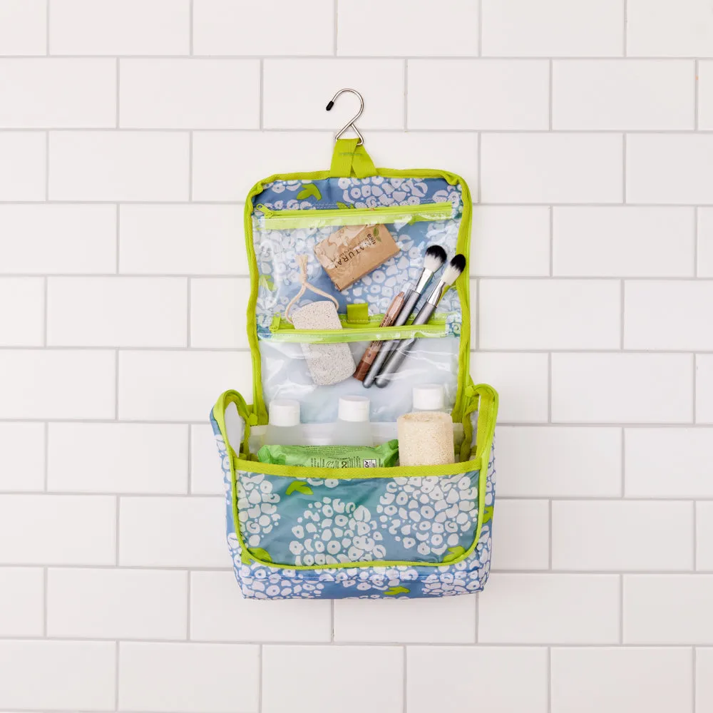 Hydrangea Hanging Toiletry Bag