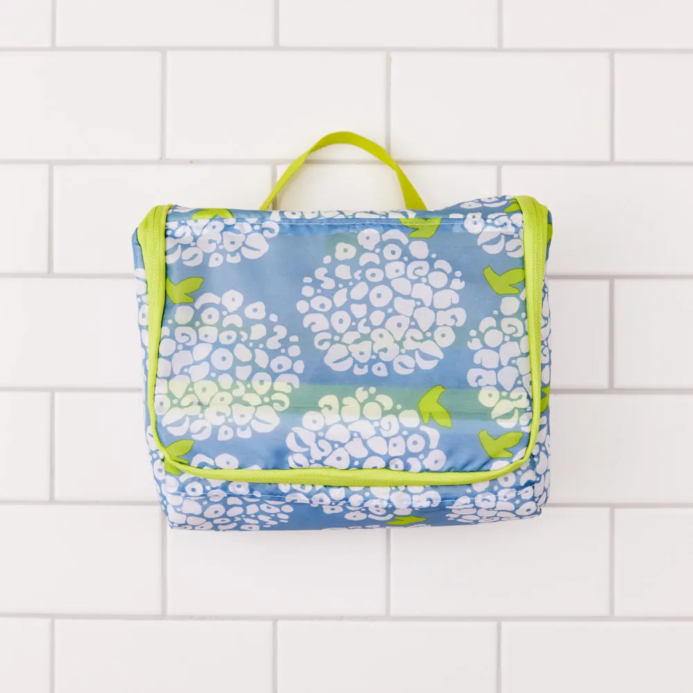 Hydrangea Hanging Toiletry Bag