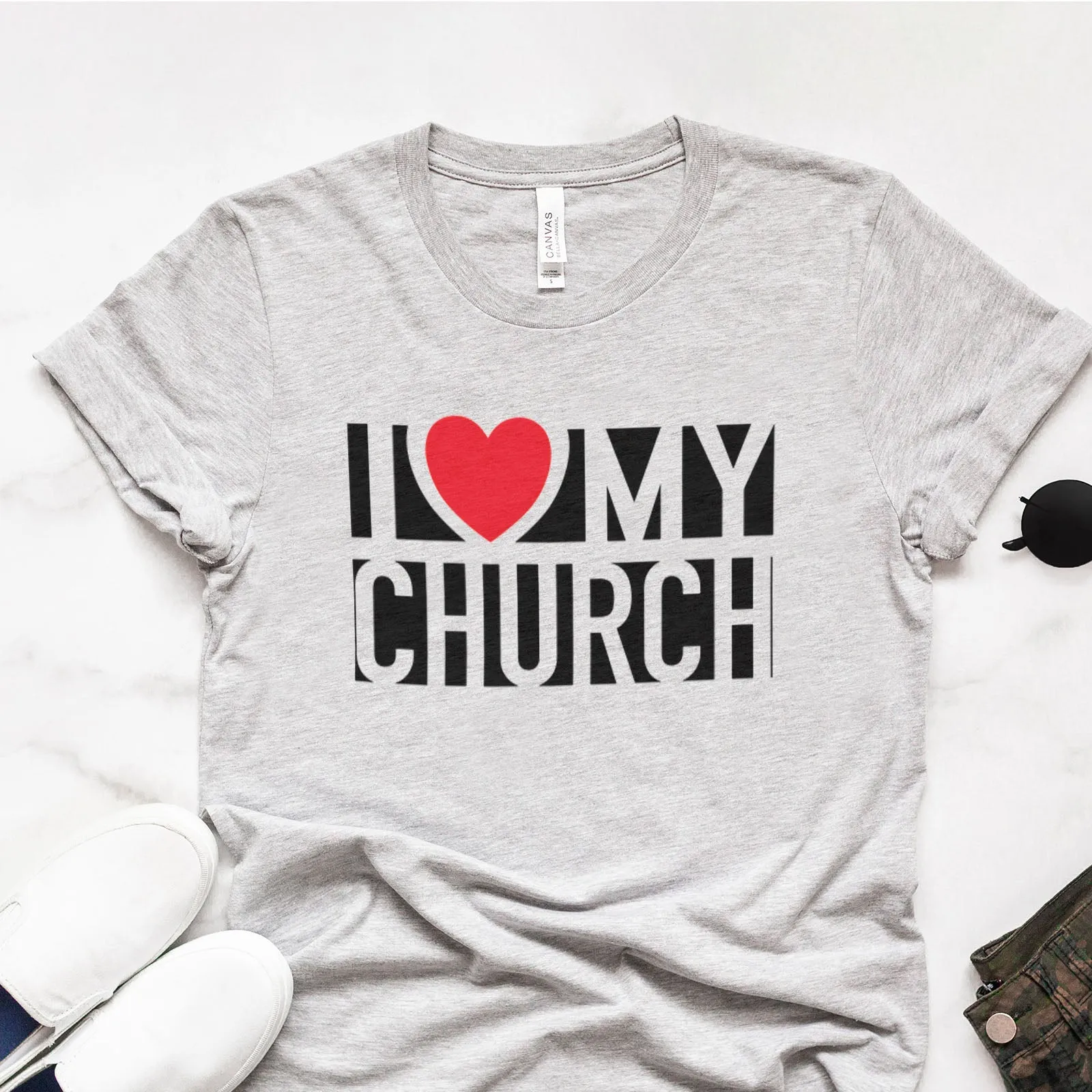 I Love My Church Tee