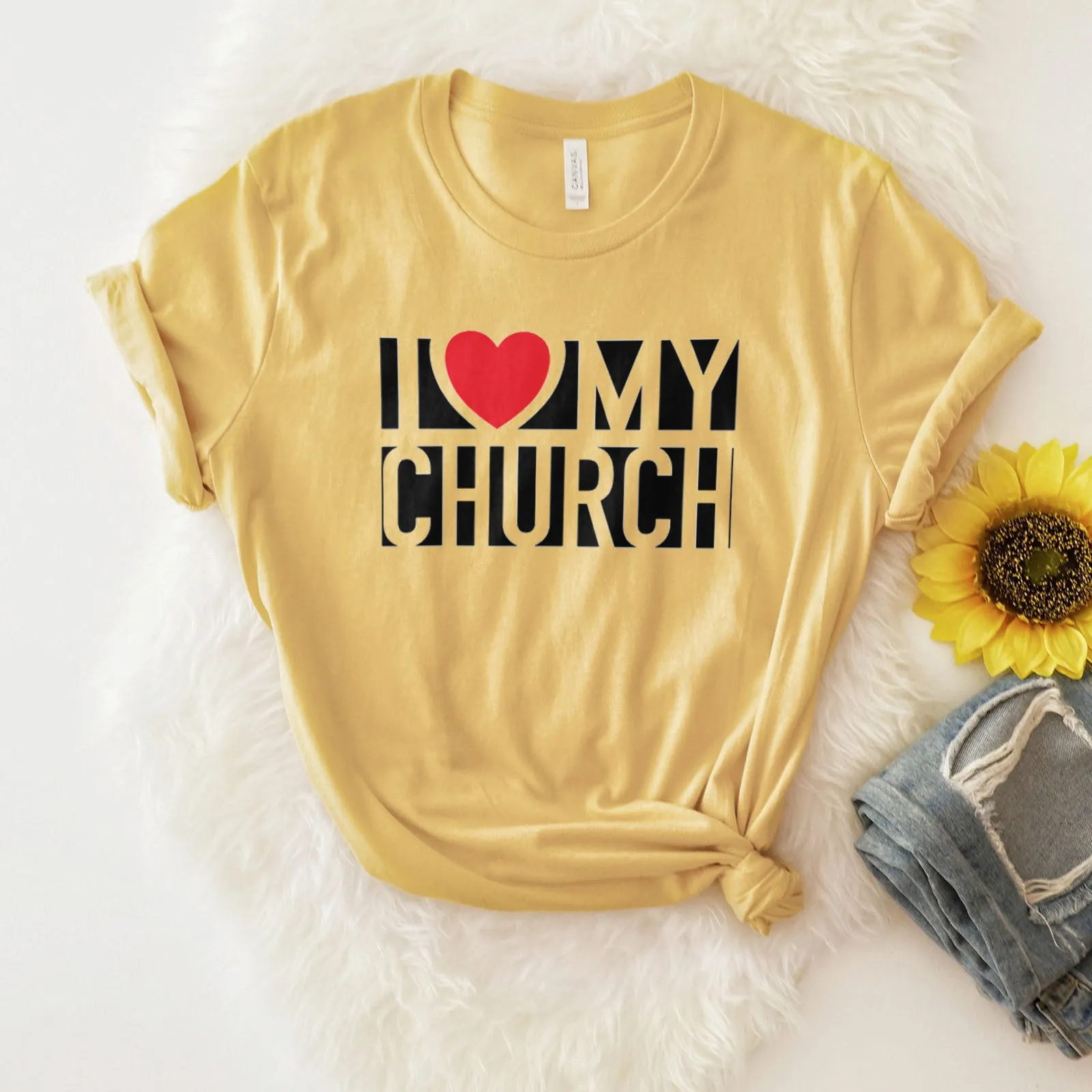 I Love My Church Tee