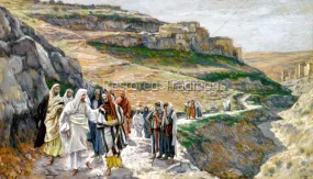 Jesus Discourses with His Disciples – Tissot