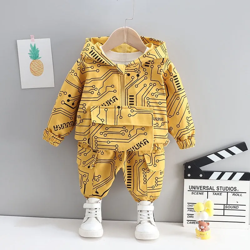 Kids Causal Jacket Tracksuit