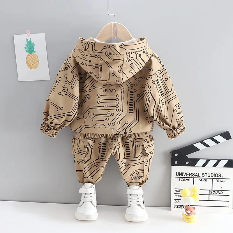 Kids Causal Jacket Tracksuit